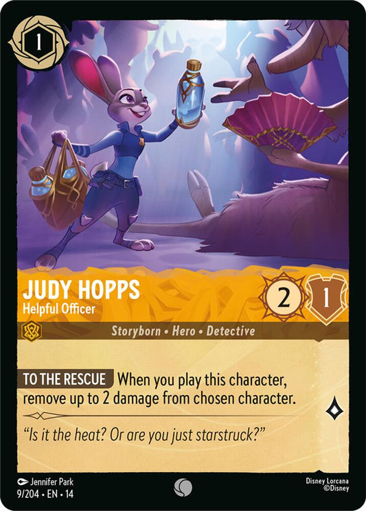 Lorcana - Judy Hopps - Helpful Officer - Hyperia City (14)