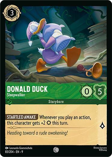 Lorcana - Donald Duck - Sleepwalker - Fabled (9)