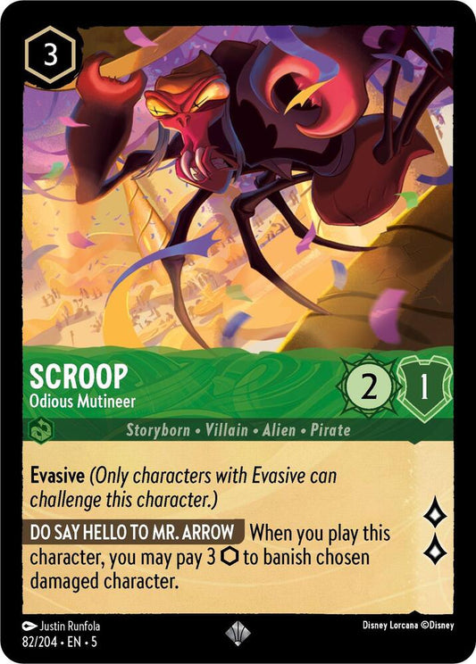 Lorcana - Scroop - Odious Mutineer - Shimmering Skies (5)