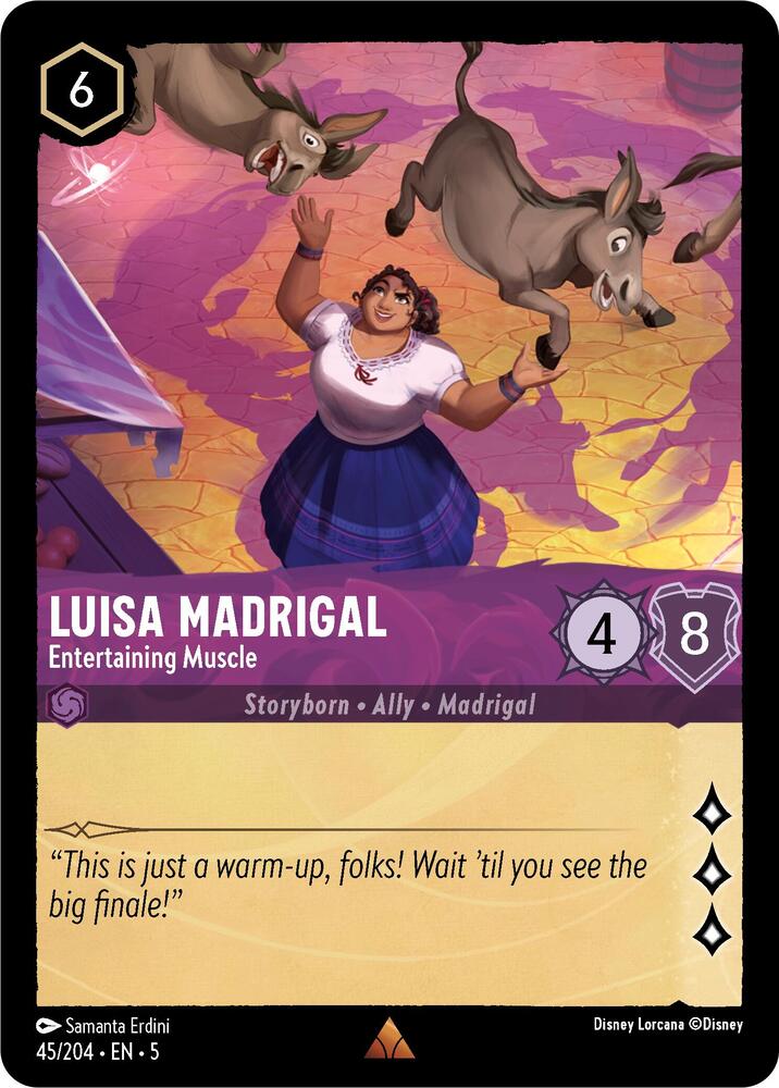 Lorcana - Luisa Madrigal - Entertaining Muscle - Shimmering Skies (5)