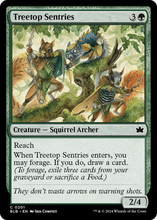 MTG - Treetop Sentries - Bloomburrow (BLB)