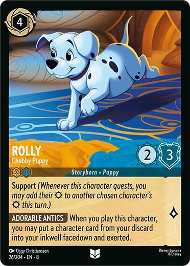 Lorcana - Rolly Chubby Puppy -  Reign of Jafar