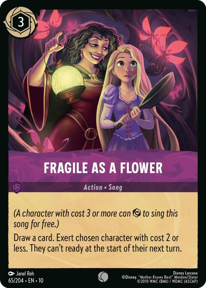 Lorcana - Fragile as a Flower - Whispers in the Well (10)