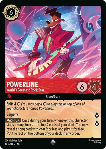 Lorcana - Powerline - World's Greatest Rock Star - Fabled (9)