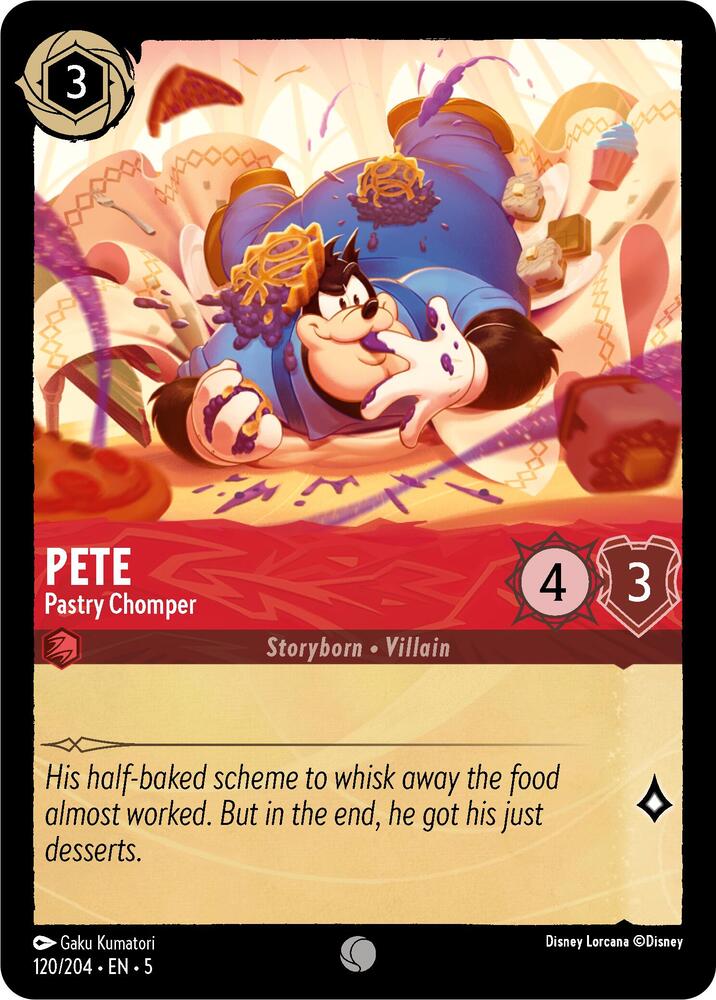 Lorcana - Pete - Pastry Chomper - Shimmering Skies (5)