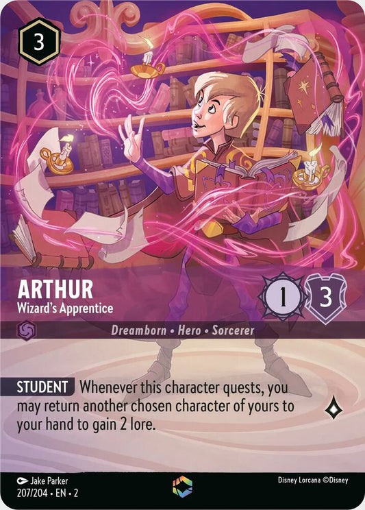 Lorcana - Arthur Wizard's Apprentice Enchanted