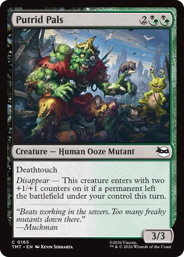 MTG - Putrid Pals - Teenage Mutant Ninja Turtles (TMT)