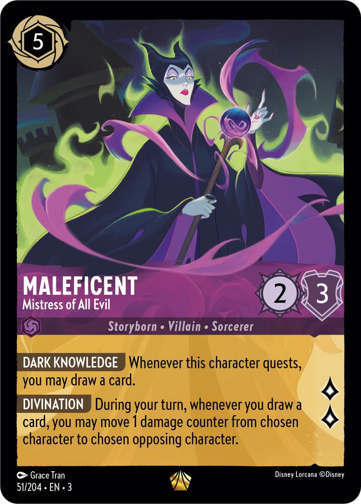 Lorcana - Maleficent - Mistress of All Evil - Into the Inklands (3)
