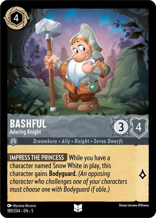 Lorcana - Bashful - Adoring Knight - Shimmering Skies (5)