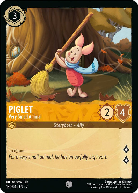 Lorcana - Piglet - Very Small Animal - Rise of the Floodborn (2)