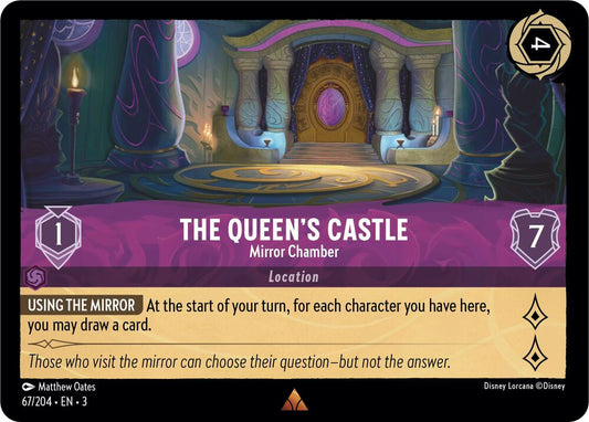 Lorcana - The Queen's Castle - Mirror Chamber - Cold Foil - Into the Inklands (3)