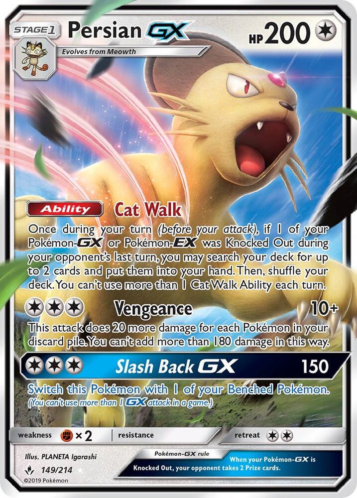 Pokemon - Persian GX - SM - Unbroken Bonds (SM10)