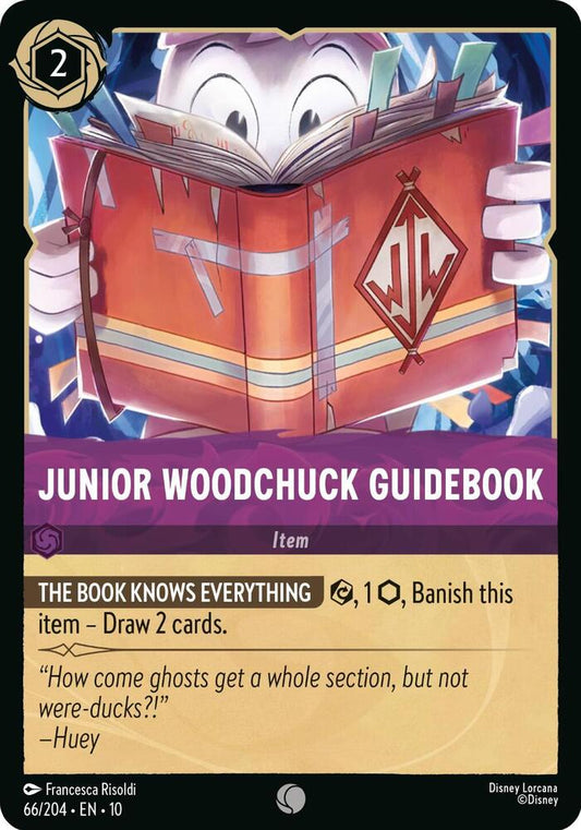 Lorcana - Junior Woodchuck Guidebook Cold Foil - Whispers in the Well (10)