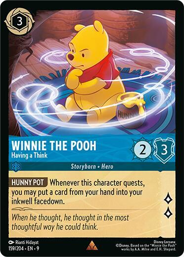 Lorcana - Winnie the Pooh - Having a Think - Fabled (9)