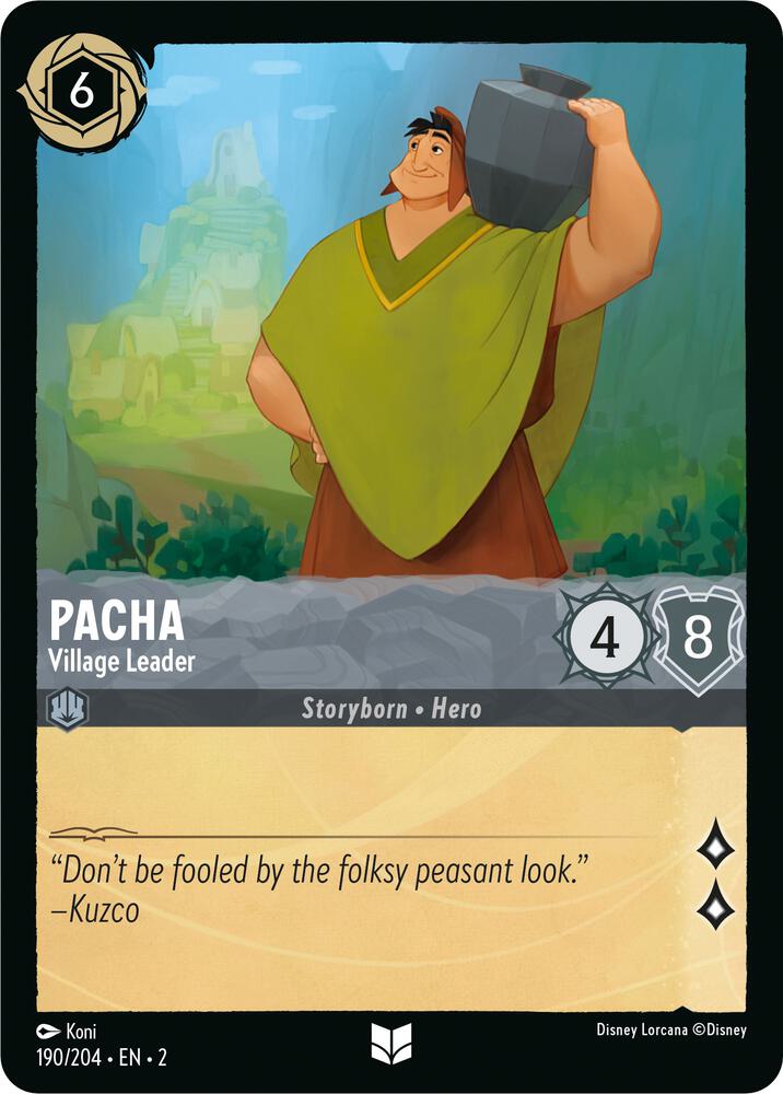 Lorcana - Pacha - Village Leader - Rise of the Floodborn (2)