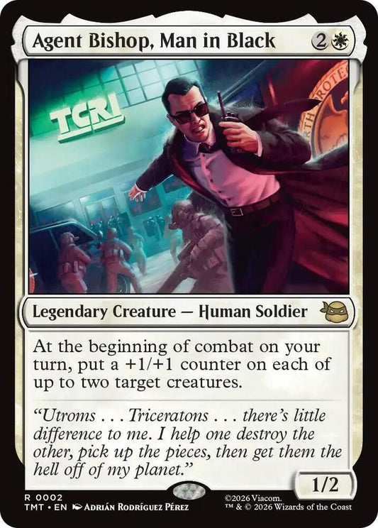 MTG - Agent Bishop, Man in Black - Teenage Mutant Ninja Turtles (TMT)