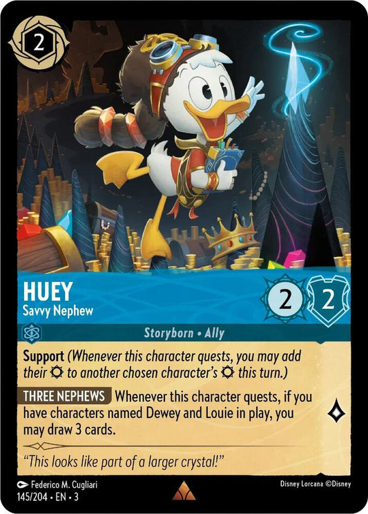Lorcana - Huey - Savvy Nephew - Into the Inklands (3)