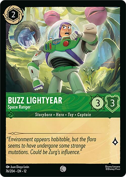 Lorcana - Buzz Lightyear - Space Ranger - Wilds Unknown (12)