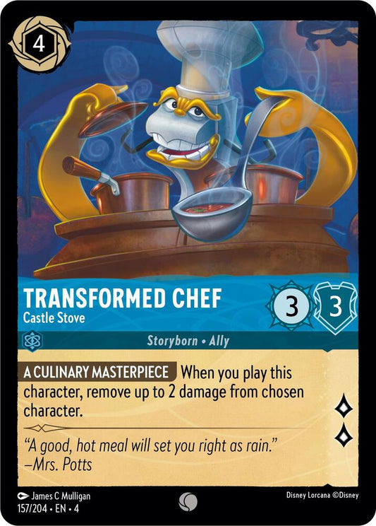Lorcana - Transformed Chef - Castle Stove - Cold Foil - Ursula's Return (4)