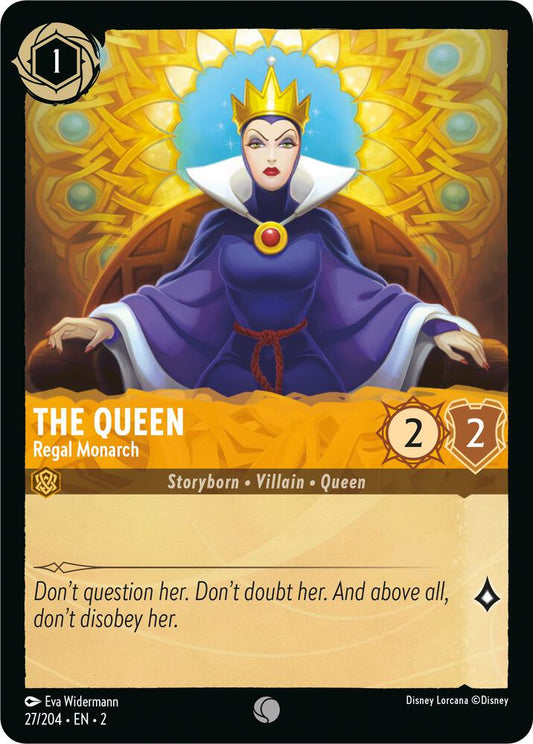 Lorcana - The Queen - Regal Monarch - Cold Foil - Rise of the Floodborn (2)