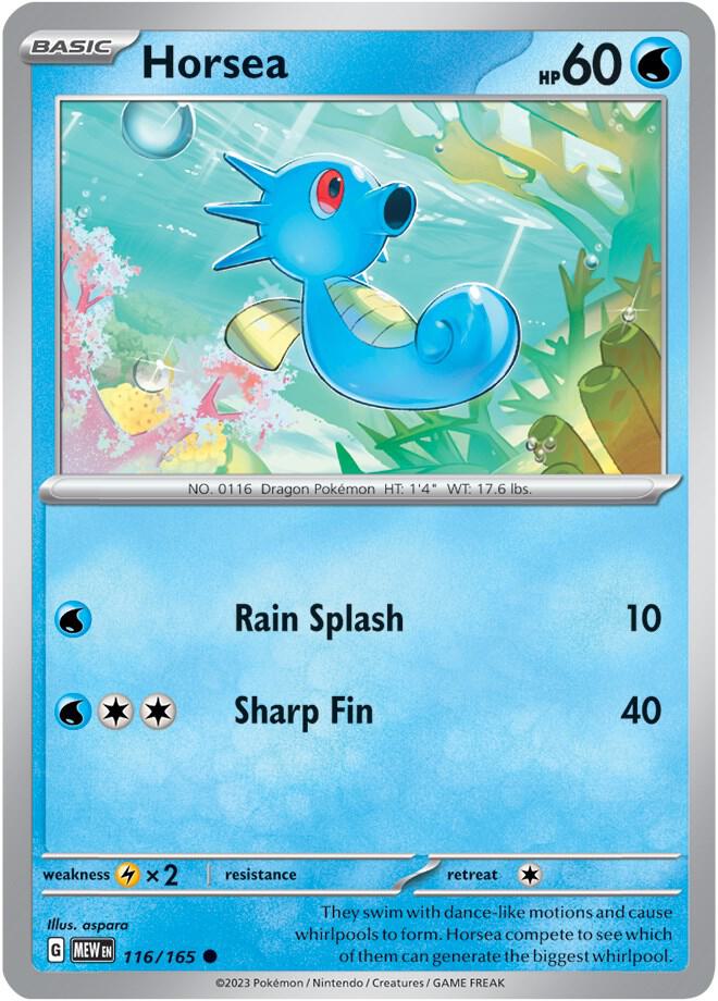 Pokemon - Horsea - SV: Scarlet & Violet 151 (MEW)