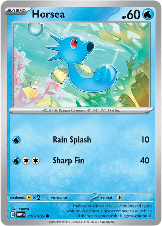 Pokemon - Horsea - SV: Scarlet & Violet 151 (MEW)