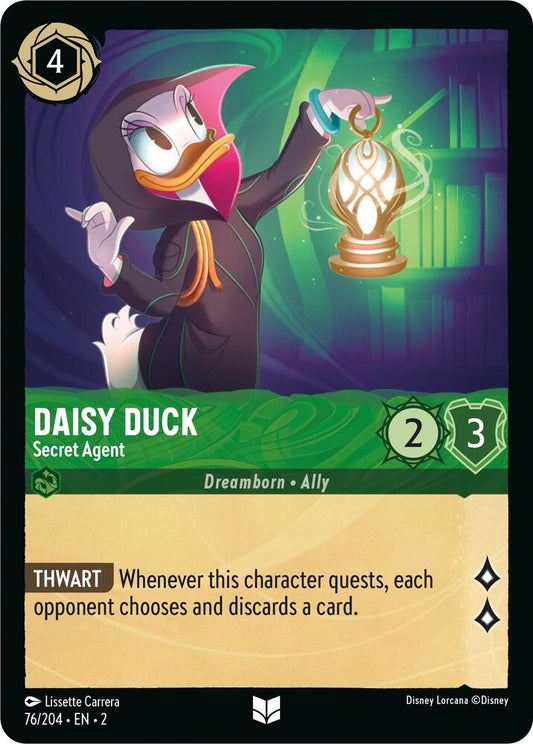 Lorcana - Daisy Duck - Secret Agent - Rise of the Floodborn (2)