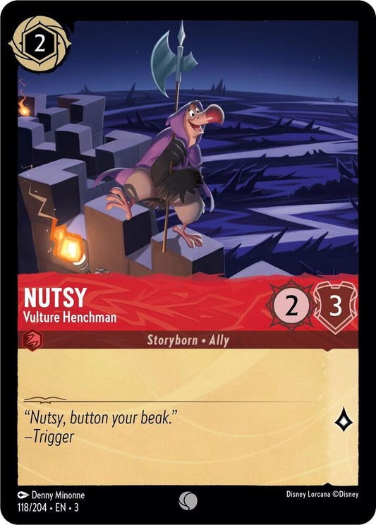 Lorcana - Nutsy - Vulture Henchman - Into the Inklands (3)