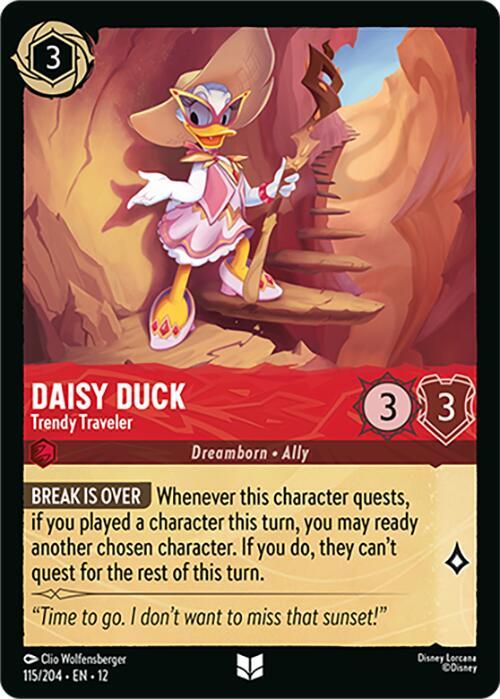 Lorcana - Daisy Duck - Trendy Traveler - Wilds Unknown (12)