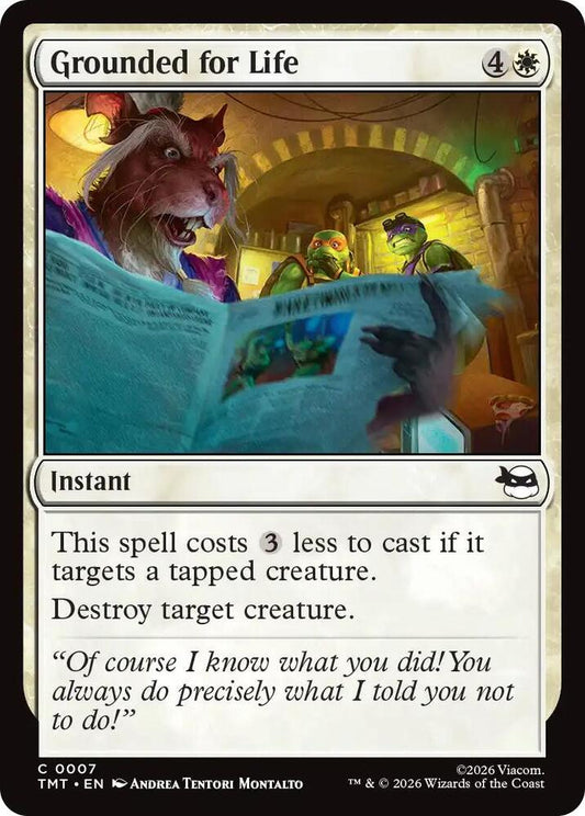 MTG - Grounded for Life - Teenage Mutant Ninja Turtles (TMT)