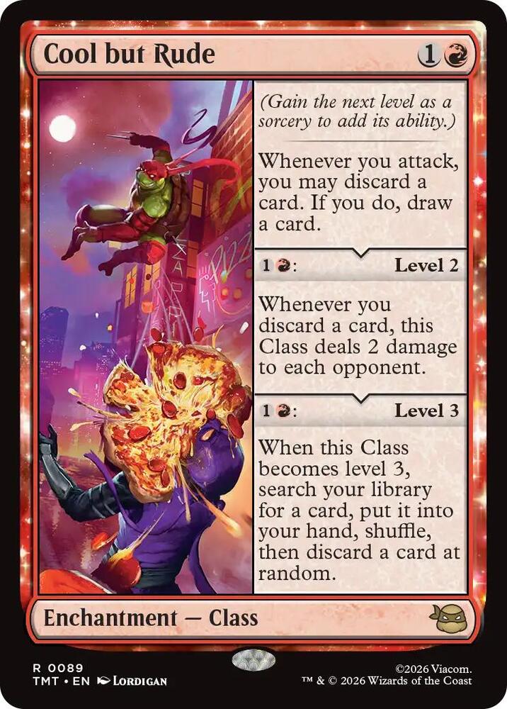 MTG - Cool but Rude - Teenage Mutant Ninja Turtles (TMT)