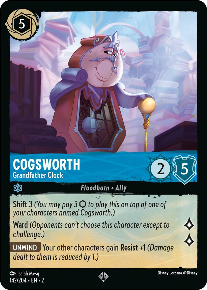 Lorcana - Cogsworth - Grandfather Clock - Rise of the Floodborn (2)