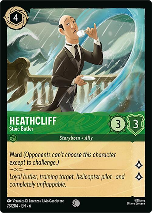 Lorcana - Heathcliff - Stoic Butler - Azurite Sea (6)