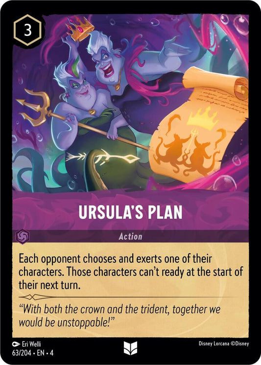 Lorcana - Ursula's Plan - Cold Foil - Ursula's Return (4)