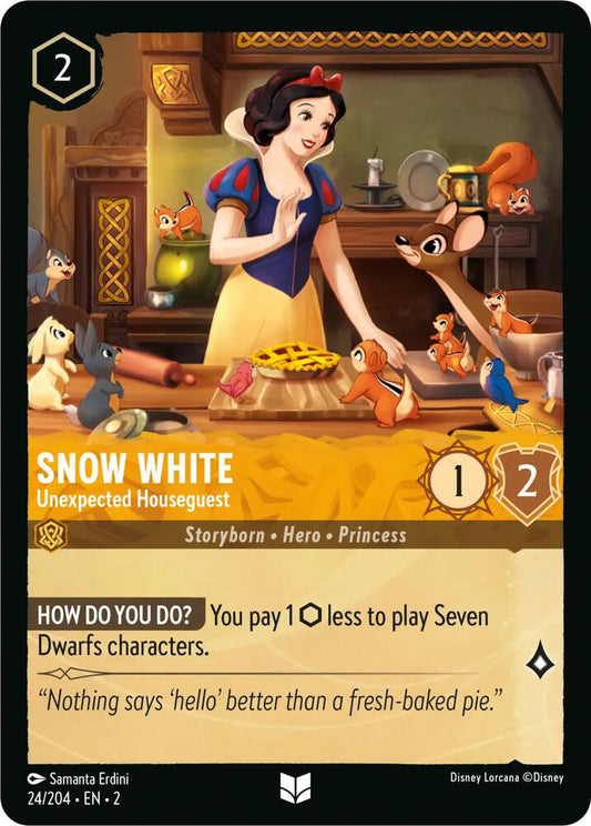 Lorcana - Snow White - Unexpected Houseguest - Rise of the Floodborn (2)