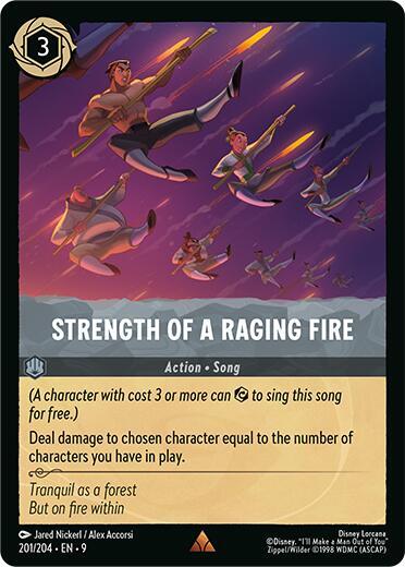 Lorcana - Strength of a Raging Fire - Fabled (9)