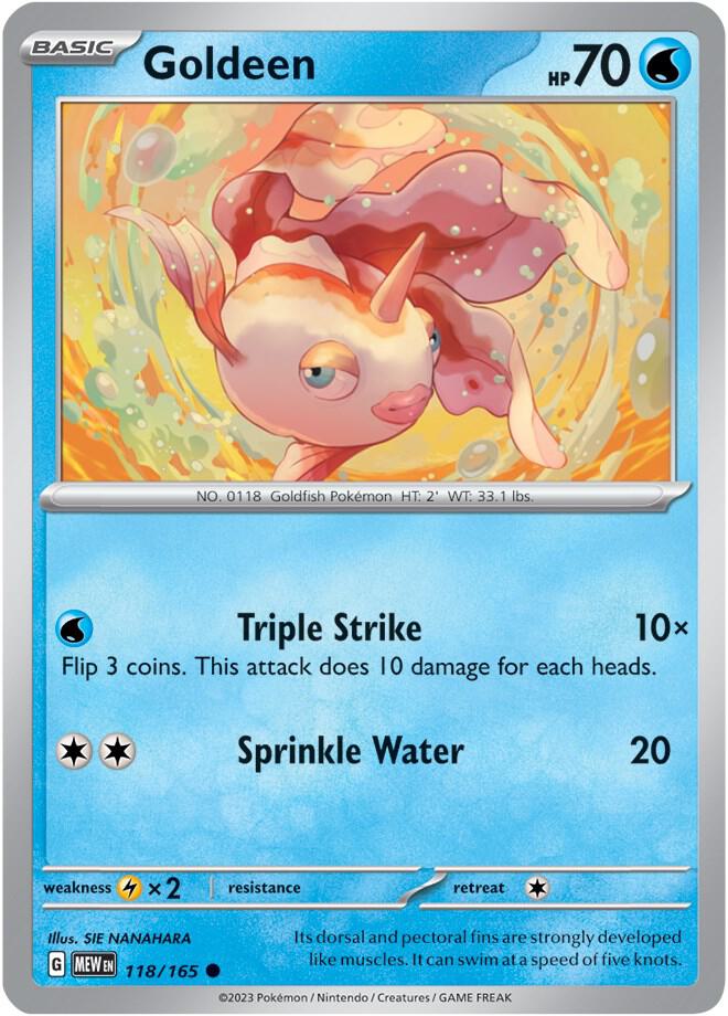 Pokemon - Goldeen - SV: Scarlet & Violet 151 (MEW)