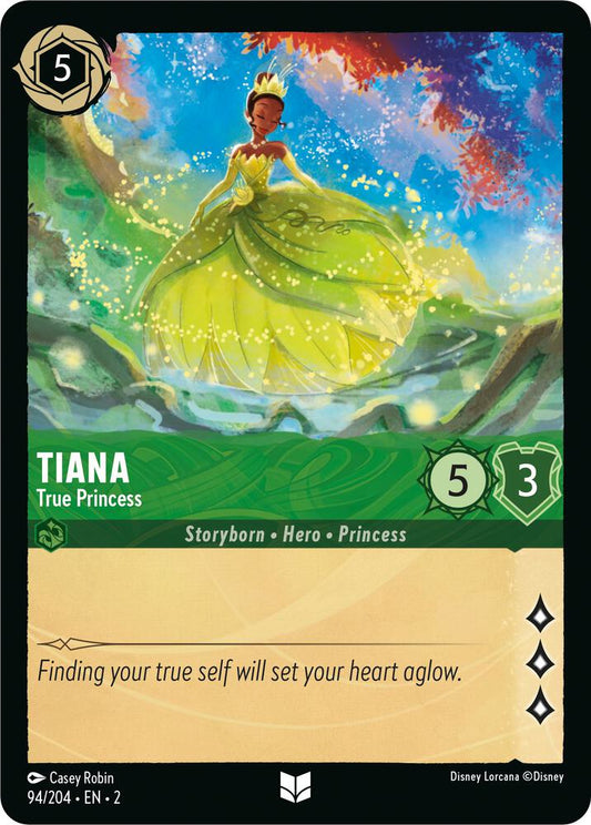 Lorcana - Tiana - True Princess - Cold Foil - Rise of the Floodborn (2)