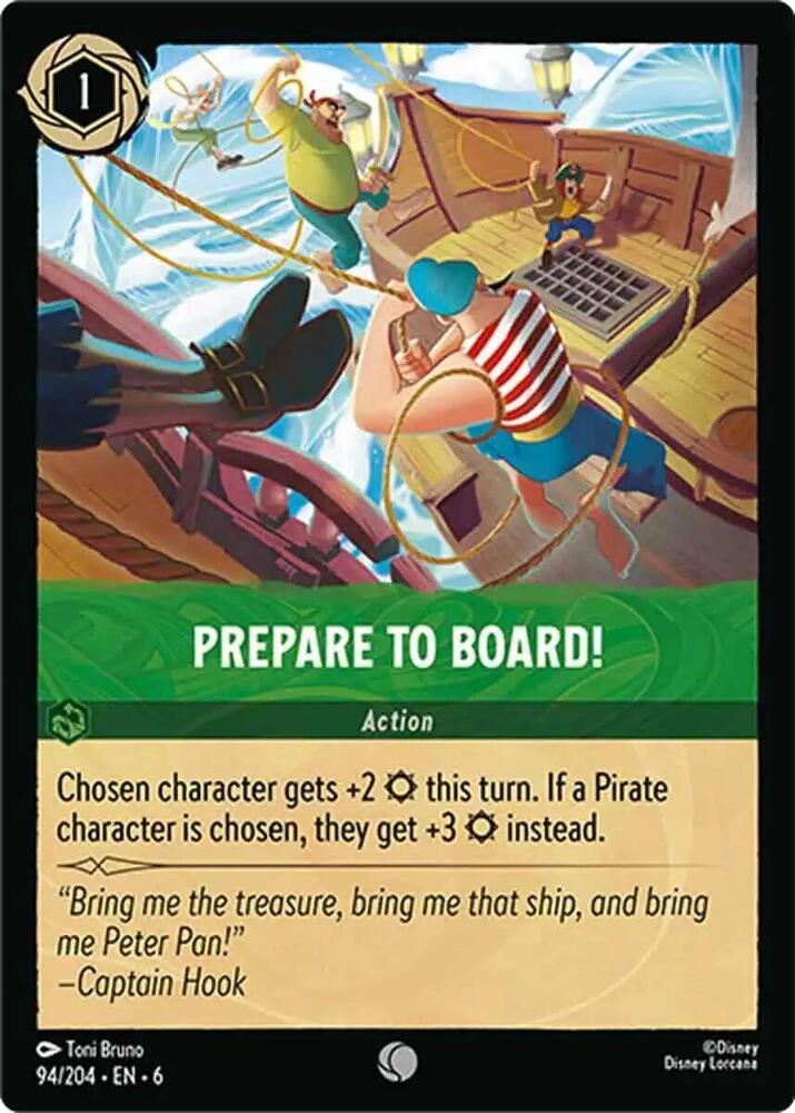 Lorcana - Prepare to Board! - Cold Foil - Azurite Sea (6)
