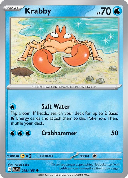 Pokemon - Krabby - SV: Scarlet & Violet 151 (MEW)
