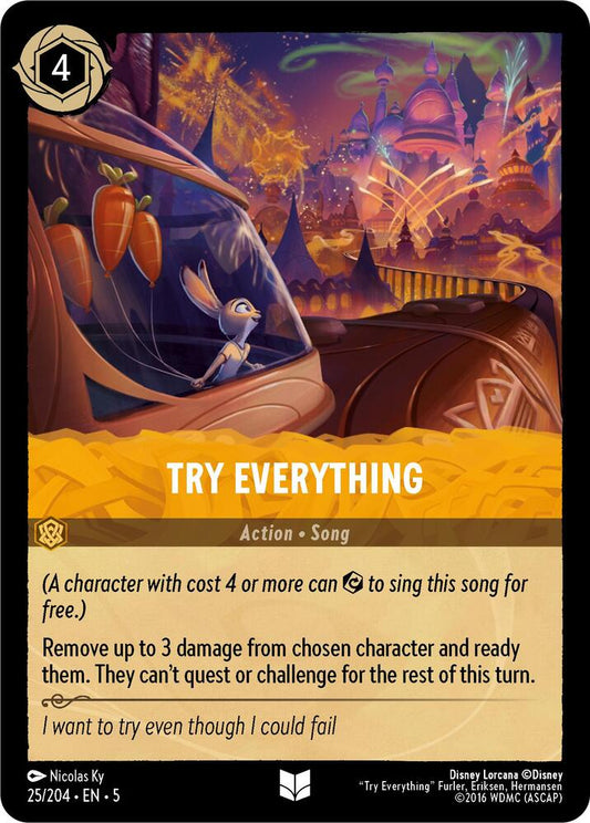 Lorcana - Try Everything - Shimmering Skies (5)