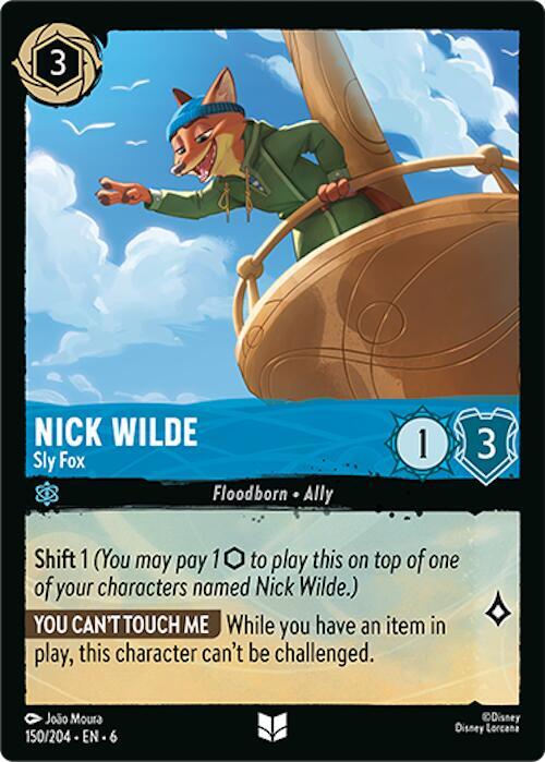 Lorcana - Nick Wilde - Sly Fox - Azurite Sea (6)