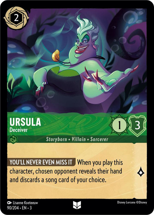 Lorcana - Ursula - Deceiver - Cold Foil - Into the Inklands (3)