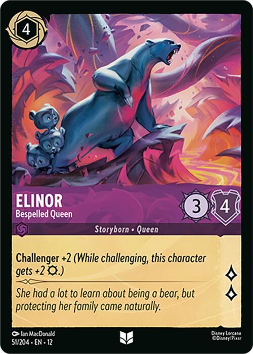 Lorcana - Elinor - Bespelled Queen - Wilds Unknown (12)