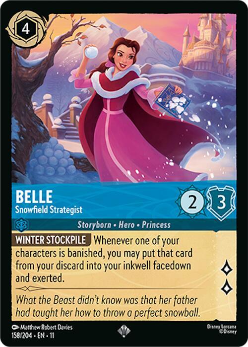 Lorcana - Belle - Snowfield Strategist - Winterspell (11)
