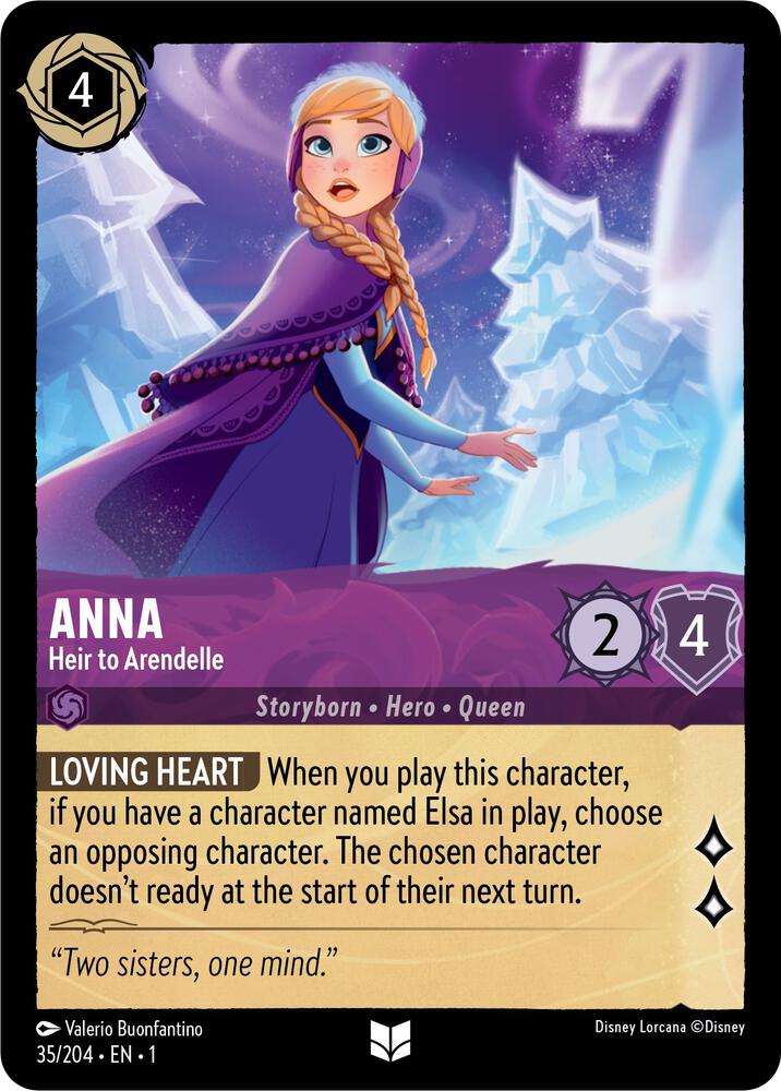 Lorcana - Anna - Heir to Arendelle - The First Chapter (1)