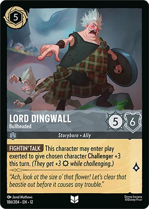 Lorcana - Lord Dingwall - Bullheaded - Wilds Unknown (12)