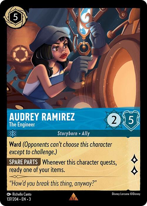 Lorcana - Audrey Ramirez - The Engineer - Into the Inklands (3)