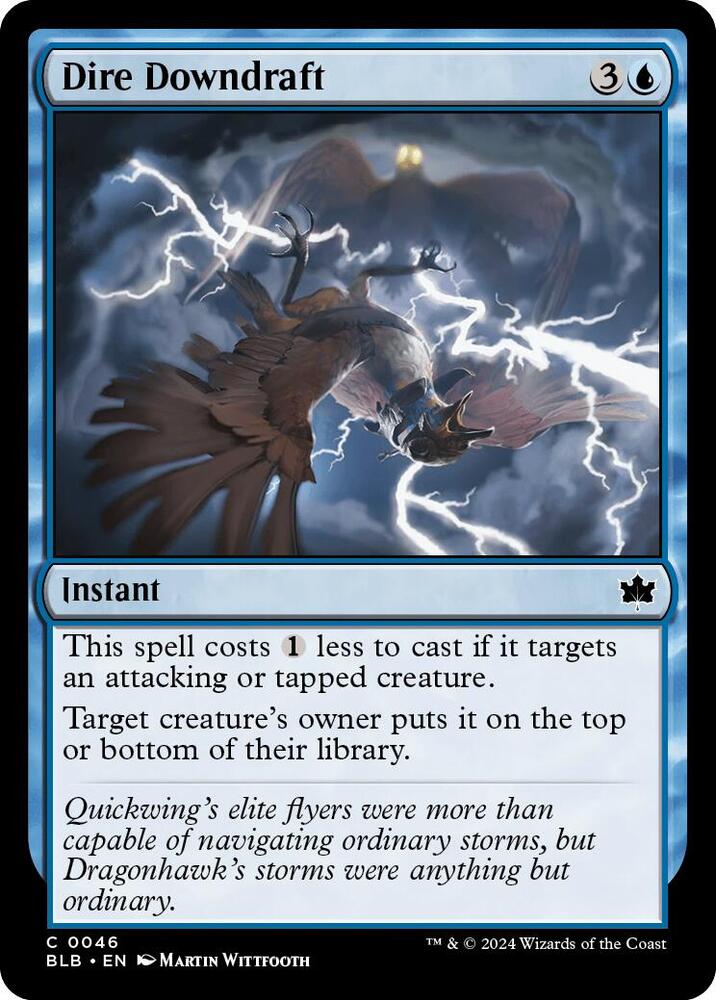 MTG - Dire Downdraft - Bloomburrow (BLB)