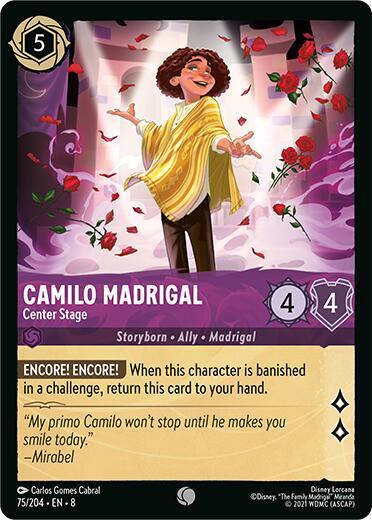 Lorcana - Camilo Madrigal - Center Stage - Reign of Jafar (8)